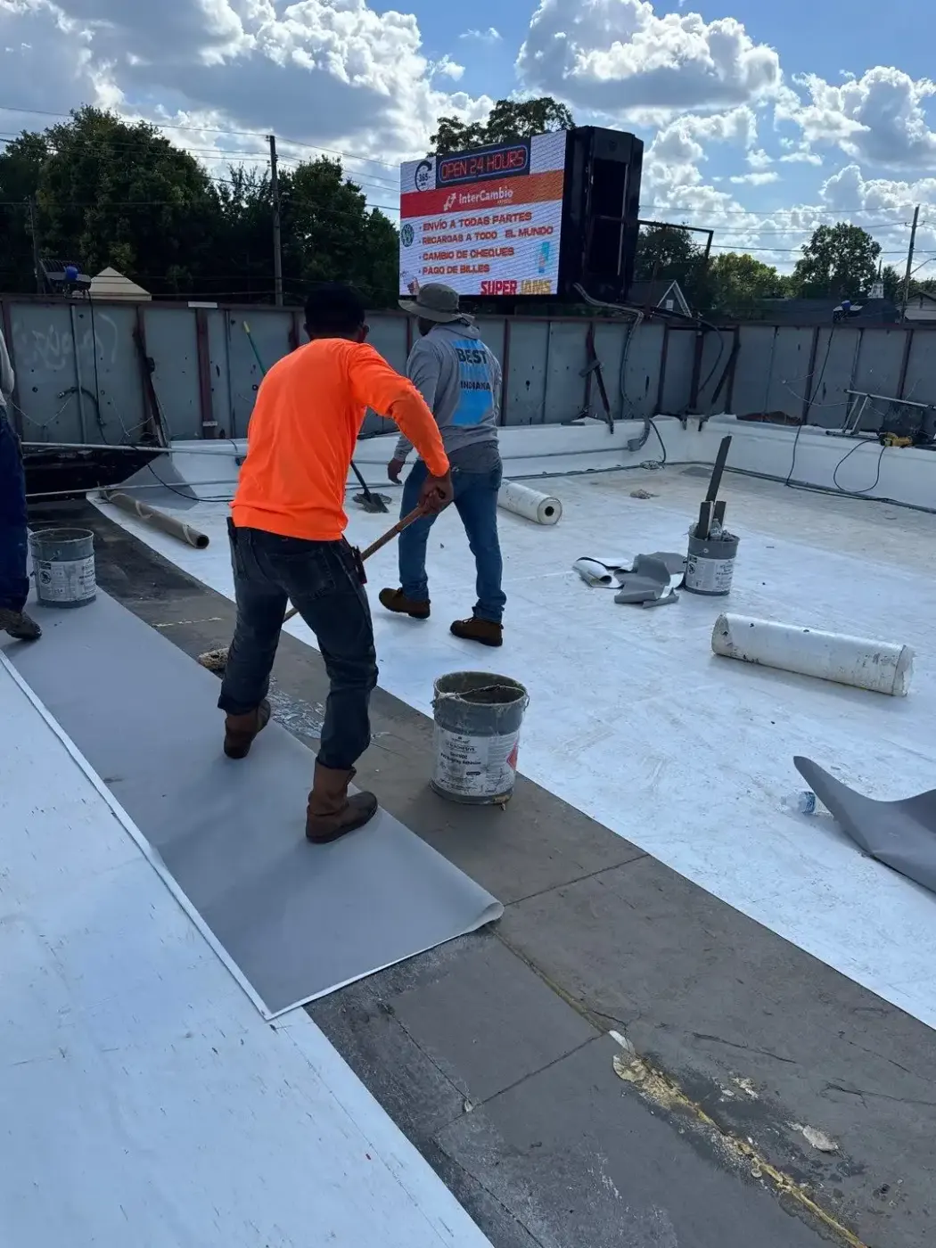 Flashing and seam work in Warsaw